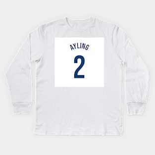 Ayling 2 Home Kit - 22/23 Season Kids Long Sleeve T-Shirt